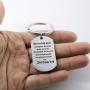 Hibetek Bible Verse Keychain for He Will Order His Angels to Protect You Wherever You Go Keychain Religious Jewelry Christian Gift