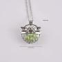 hanreshe Baby Master Necklace Crystals Master Skywalker Pendant Baby Mandalorian Jewelry Cosplay Costume Women Men Gift