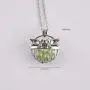 hanreshe Baby Master Necklace Crystals Master Skywalker Pendant Baby Mandalorian Jewelry Cosplay Costume Women Men Gift