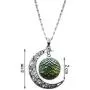 IShang Dragon Egg Necklace Jewelry Set for Women, Dragon Egg with Crescent Moon Time Gemstone Pendant Necklace + Bracelet + Stud Earring Costume Womens Jewelry Sets with Gift Box IShang Dragon Egg Necklace Jewelry Set for Women, Dragon Egg with Crescent Moon Time Gemstone Pendant Necklace + Bracelet + Stud Earring Costume Womens Jewelry Sets with Gift Box