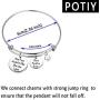 POTIY Aunt Jewelry Gift Best Aunt Ever Bracelet Aint no Auntie Like The one I got Birthday Gift for Auntie from Nephew or Niece