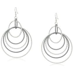 GUESS Anyones Guess Multi Linked Hoop Earrings