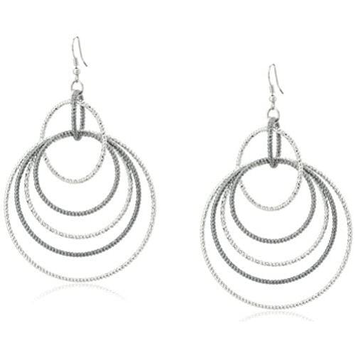 GUESS Anyones Guess Multi Linked Hoop Earrings