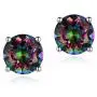 Hypoallergenic Rainbow Quartz Earrings Colourful Fashion Jewelry Gifts for Women Men Ladies Hypoallergenic Rainbow Quartz Earrings Colourful Fashion Jewelry Gifts for Women Men Ladies