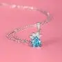 Caperci Sterling Silver Blue Topaz and Paw Heart Pendant Necklace - Christmas Day Jewelry Gift for Mom/Wife Caperci Sterling Silver Blue Topaz and Paw Heart Pendant Necklace - Christmas Day Jewelry Gift for Mom/Wife