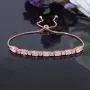 CiNily 18K White Gold/Rose Gold Plated Bracelets-Adjustable Sparkling Cubic Zirconia White Opal Bracelet for Women Girls for Her CiNily 18K White Gold/Rose Gold Plated Bracelets-Adjustable Sparkling Cubic Zirconia White Opal Bracelet for Women Girls for Her