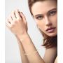 Miabella 18K Gold Over Sterling Silver Italian Oval Twist Hinged Bangle Bracelet for Women Teen Girls 6.75 to 8 Inch 925 Made in Italy