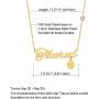 QJLE 12 Constellation Zodiac Pendant Necklace for Women,18K Gold Plated Old English Letter Astrology Horoscope Necklace Girls Jewelry Gifts for her