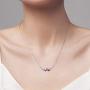 YFN Ladybug Necklace Sterling Silver Ladybug Pendant Necklace Ladybug Leaf Jewelry for Women Gifts