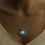 yiwushidaili Squirrel Luminous Pendant Necklace Fun Squirrel Pine Cone Necklace Cute Animal Jewelry for Woman Girl Teens