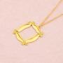 SEIRAA Friends TV Show Inspired Jewelry Monicas Door Frame Necklace Present for Friends Fan