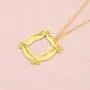 SEIRAA Friends TV Show Inspired Jewelry Monicas Door Frame Necklace Present for Friends Fan SEIRAA Friends TV Show Inspired Jewelry Monicas Door Frame Necklace Present for Friends Fan