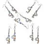 Nupuyai 7 Chakra Stone Bead Earrings for Women, Reiki Healing Crystal Dangle Hook Earrings Wire Wrapped Jewelry Nupuyai 7 Chakra Stone Bead Earrings for Women, Reiki Healing Crystal Dangle Hook Earrings Wire Wrapped Jewelry