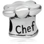 925 Sterling Silver Chef Charm Hat Charm Cooking Charm Anniversary Charm Birthday Charm for Pandora Charms Bracelet