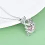 LUHE Elephant/Unicorn/Sloth/Owl Sterling Silver Cute Animal Necklace Good Luck Animal Pendant Holiday Jewelry Gift for Girls Teens Women Lover