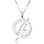 Gmai Stainless Steel Superhero Round Flash Lightning Pendant Flash Fan Jewelry