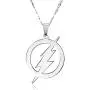 Gmai Stainless Steel Superhero Round Flash Lightning Pendant Flash Fan Jewelry Gmai Stainless Steel Superhero Round Flash Lightning Pendant Flash Fan Jewelry