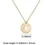 WUSUANED Philippines Sun and Stars Gold Necklace Philippine Pride Jewelry Gift