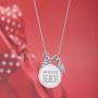 Vanbelle Sterling Silver Jewelry ''Beach-Theme'' Multi-Charm Beach Necklace with Rhodium Plating for Women and Girls