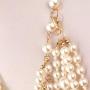 GRACE JUN Multilayer Strand Chain Faux Pearls Flapper Beads Cluster Long Choker Necklace