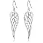 Sterling Silver Angel Wings Design Dangle Drop Earrings For Sensitive Ears By Renaissance Jewelry Sterling Silver Angel Wings Design Dangle Drop Earrings For Sensitive Ears By Renaissance Jewelry