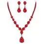 BriLove Womens Wedding Bridal CZ Crystal Teardrop Infinity Y-Necklace Dangle Earrings Set BriLove Womens Wedding Bridal CZ Crystal Teardrop Infinity Y-Necklace Dangle Earrings Set
