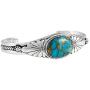 Turquoise Bracelet Sterling Silver 925 Genuine Turquoise