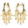 MYEARS Women Gold Huggie Hoop Earrings Tassel Dangle Drop 14K Gold Filled Small Boho Beach Simple Delicate Hypoallergenic Jewelry Gift