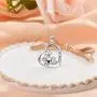 925 Sterling Silver Koala Bear Heart Pendant Necklace Australia Animal Jewelry for Women Girls