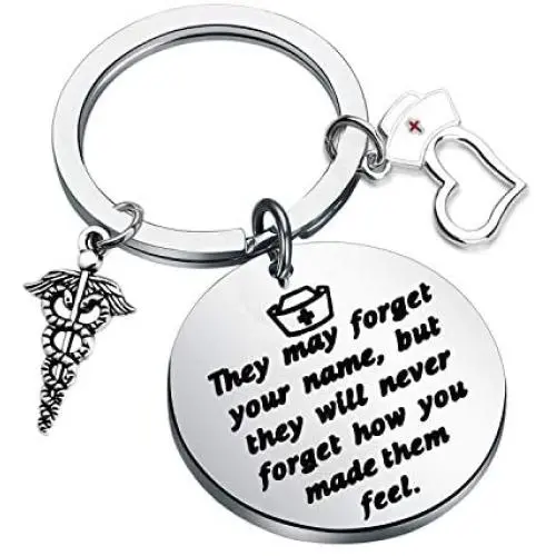 Nurse Keychain Gifts Nurse Graduation Gifts Nurses Student Gifts Nursing Jewelry RN Nurse Gifts They Will Never Forget How You Made Them Feel Nurse Keychain Gifts Nurse Graduation Gifts Nurses Student Gifts Nursing Jewelry RN Nurse Gifts They Will Never Forget How You Made Them Feel