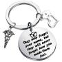 Nurse Keychain Gifts Nurse Graduation Gifts Nurses Student Gifts Nursing Jewelry RN Nurse Gifts They Will Never Forget How You Made Them Feel