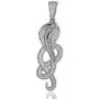 JINAO Hip Hop Iced Out Snake Animal Lovers Pendant Necklace with Micropave Simulated Diamond JINAO Hip Hop Iced Out Snake Animal Lovers Pendant Necklace with Micropave Simulated Diamond