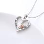 Sister Gift 925 Sterling Silver Always My Sister Forever My Friend Love Heart Engraved Sister Necklace, 18 inches