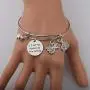 AKTAP Tennis Lovers Gift Tennis Bracelet I’ll Let The Racket Do The Talking Tennis Rackets Charm Bracelet Tennis Players Jewelry Tennis Gift for Tennis Coach Tennis Teams