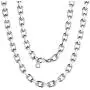 ChainsPro Heavy Duty Oval Rolo Cable Chain Necklace,6/8/11MM Width,18/20/22/24/26/28/30 Inches,316L Stainless Steel/18K Gold Tone (Send Gift Box)
