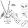 Dletay Urn Necklace for Ashes Cremation Jewelry for Ashes Memorial Ashes Keepsakes Jewelry-Forever in My Heart