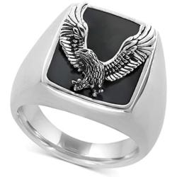 Vintage Hawk Eagle Ring for Men, USA Flying American Bald Eagle Ring, Viking Eagle Totem Rings, Retro Eagle Signet Amulet Ring, Punk Rock Animal Eagle Patriotic Jewelry Gift for Veterans Men Boys