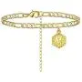 TOOPNK Initial Anklet Gold Silver Letter Anklets for Women A-Z Alphabet Anklet with Initials Foot Chain Jewelry TOOPNK Initial Anklet Gold Silver Letter Anklets for Women A-Z Alphabet Anklet with Initials Foot Chain Jewelry