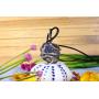 Charoite Pendant Wrapped Necklace – for Comfort Endurance Courage Support Loneliness Alienation Fear Compulsions - Authentic Stone on Adjustable Length Cord - Real Gemstone Chakra Healing Charm
