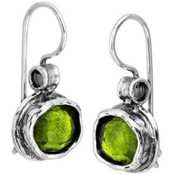 Silpada Daintree Natural Green Quartz Drop Earrings in Sterling Silver