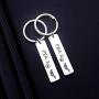 SIDIMELO Twins Keychain Set Two Peas in A Pod Pea 1 & Pea 2 Keychain Set Twins Jewelry Gift for Twin Sister/Brother Best Friend