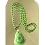 Laughing Buddha Green Jade Stabilized Turquoise Pendant 26'' Necklace Bead Carved Long Large Boho Chain Genuine Certified Grade A Jadeite Hand Crafted, Jade Medallion Laughing Buddha Green Jade Stabilized Turquoise Pendant 26'' Necklace Bead Carved Long Large Boho Chain Genuine Certified Grade A Jadeite Hand Crafted, Jade Medallion