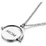 ELOI Necklace for Mom Double Sided Love You Mom Pendant Spinning Necklace Keepsake