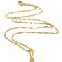 18K Gold Plated Guadalupe Medal Necklace''18 Inches'' Length Virgin Mary Jewelry