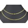 Nuragold 10k Yellow Gold 3mm Solid Cuban Curb Link Chain Pendant Necklace, Mens Womens Lobster Lock 16'' 18'' 20'' 22'' 24'' 26'' 28'' 30''