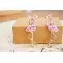MIXIA Pink Enamel Oil Flamingo Bird Dangle Earrings for Women Hypoallergenic Jewelry Cute Animal Flamingo Crystal Earrings MIXIA Pink Enamel Oil Flamingo Bird Dangle Earrings for Women Hypoallergenic Jewelry Cute Animal Flamingo Crystal Earrings
