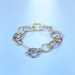 UNY Link Bracelet Designer Brand Inspired Antique Women Jewelry Cable Wire Vintage Valentine Christmas Gifts