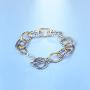 UNY Link Bracelet Designer Brand Inspired Antique Women Jewelry Cable Wire Vintage Valentine Christmas Gifts