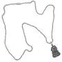 Maori Hawaiian Polynesian Saipanese Tribal Jewelry Hei Tiki Minky Monkey protection Amulet Pewter Unisex Mens boys Pendant Necklace Charm for men boys w Silver Ball Chain Maori Hawaiian Polynesian Saipanese Tribal Jewelry Hei Tiki Minky Monkey protection Amulet Pewter Unisex Mens boys Pendant Necklace Charm for men boys w Silver Ball Chain