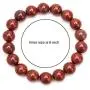 eletout Handmade 10mm Round Natural Semi Precious Gemstone Beaded Stretch Solid Color Bracelets